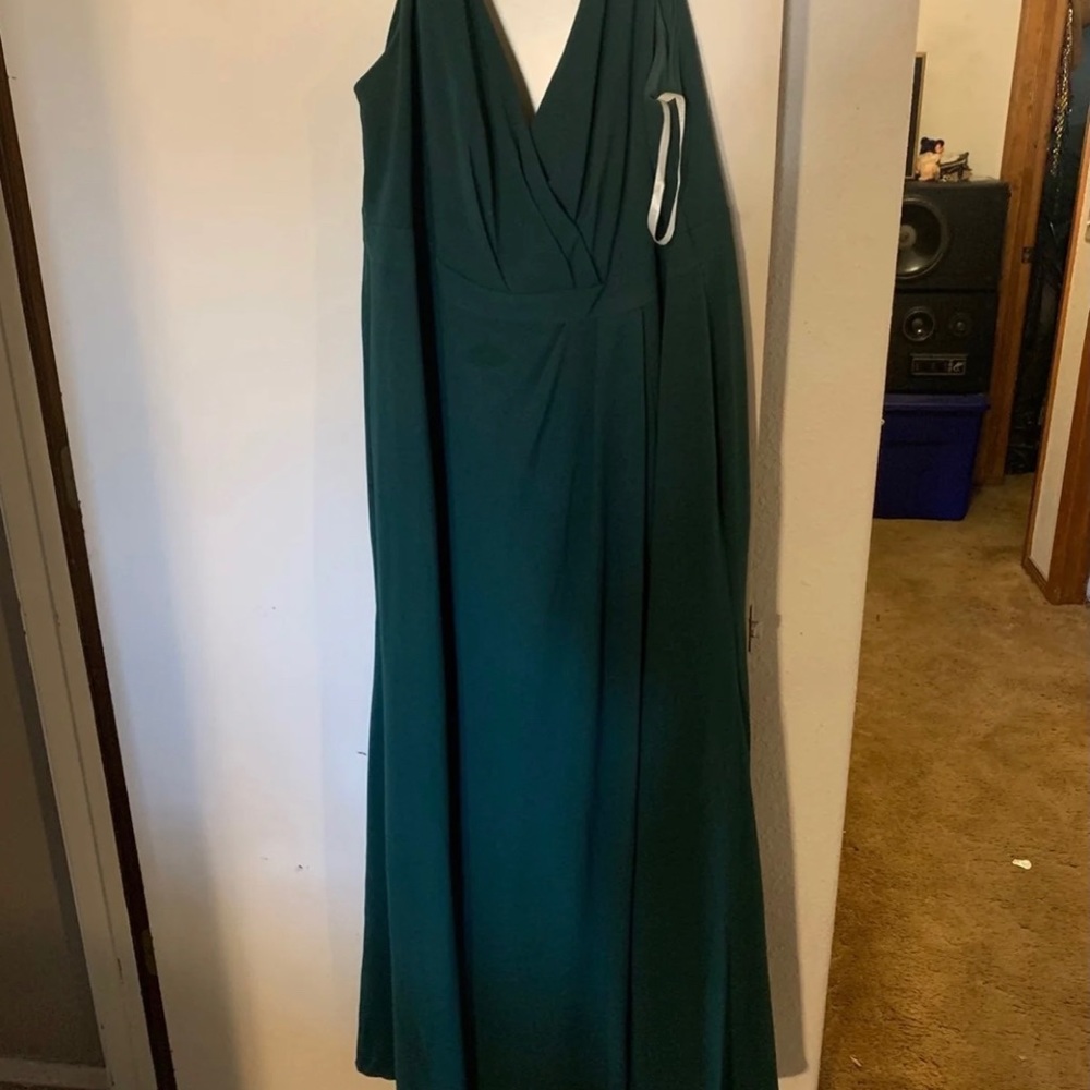 Emerald Plus Bridesmaids Dress
